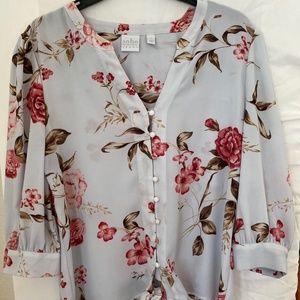 Beautiful floral blouse